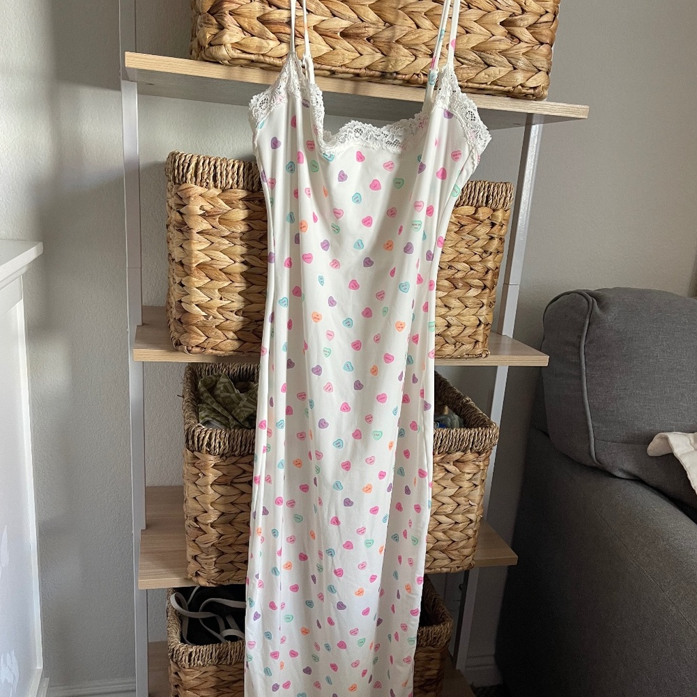 Skims Long Slip Dress